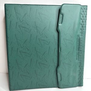 Vintage Mead Trapper XL Portfolio Notebook Green 29106